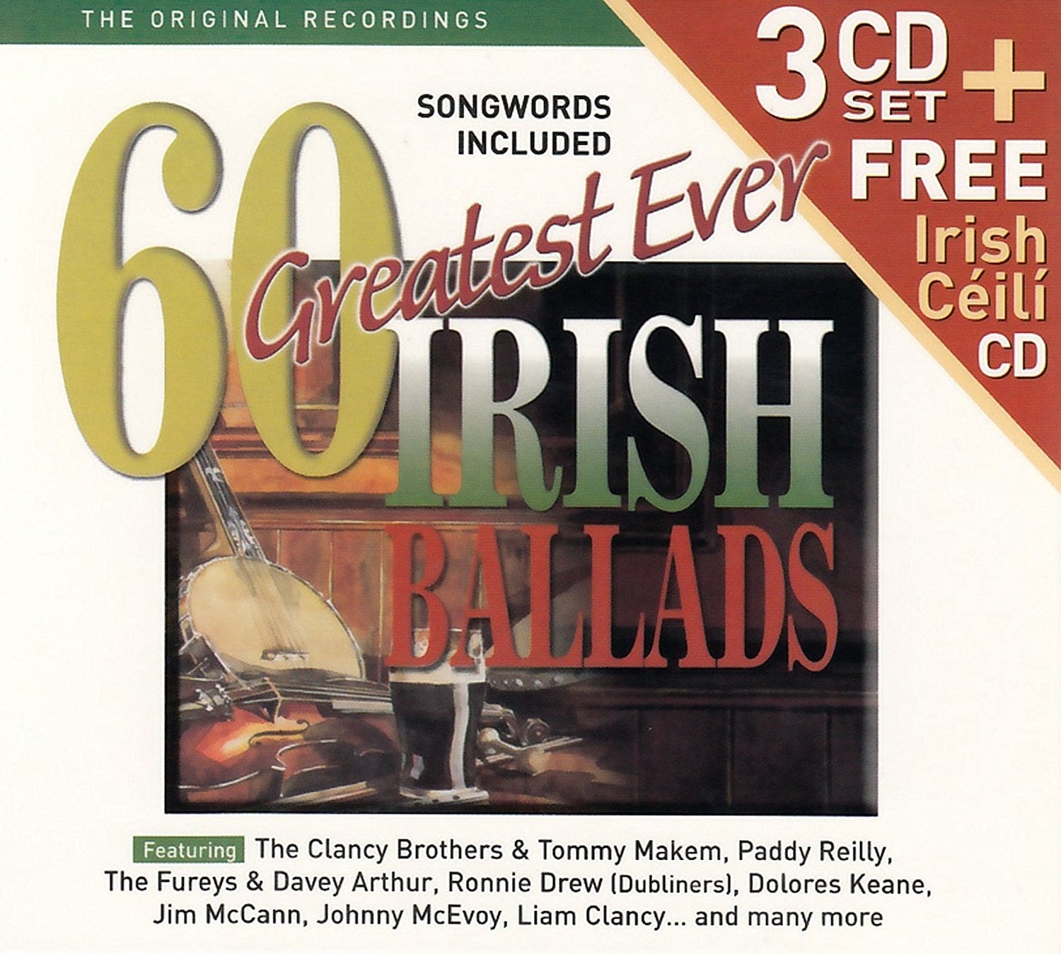 60 Greatest Ever Irish Ballads - Various Artists [3CD + Free CD]