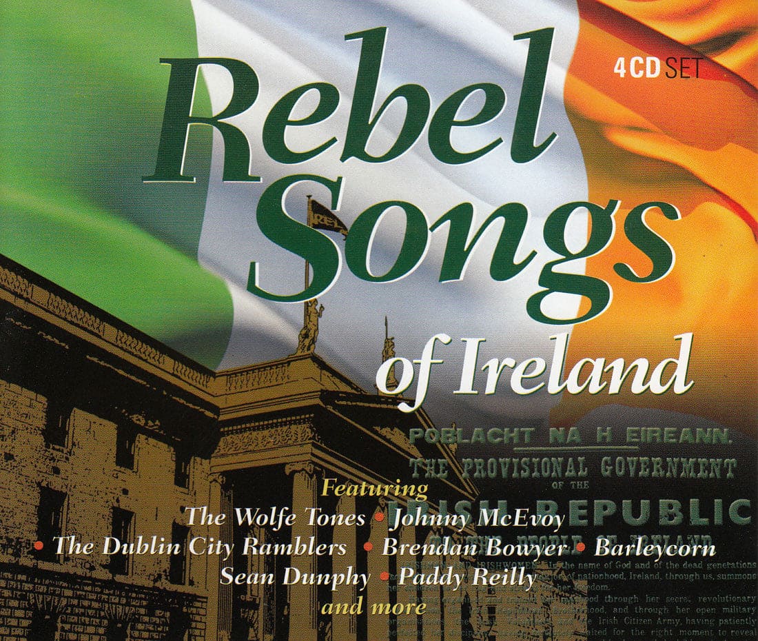 Rebel Songs of Ireland Various Artists 4CD