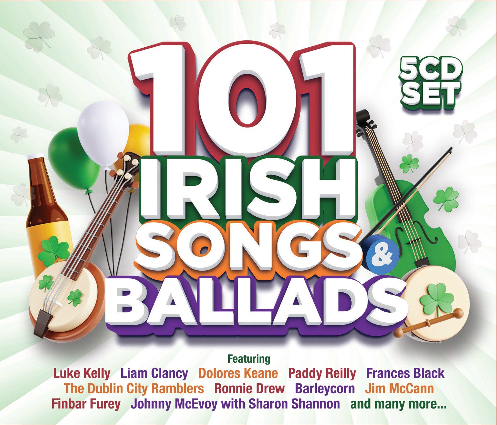101 Irish Songs & Ballads - Various Artists [5CD]