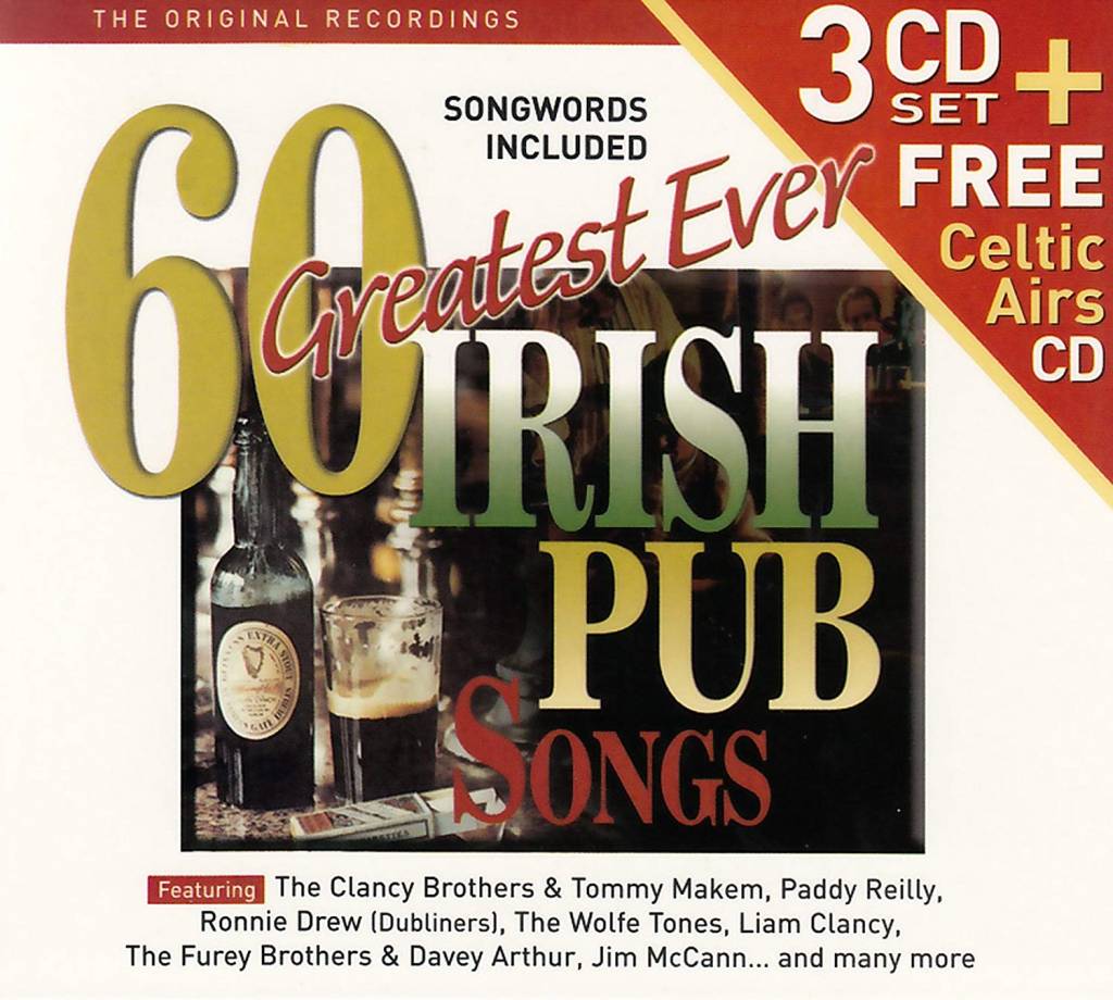 60 Greatest Ever Irish Pub Songs - Various Artists [3CD + Free CD]