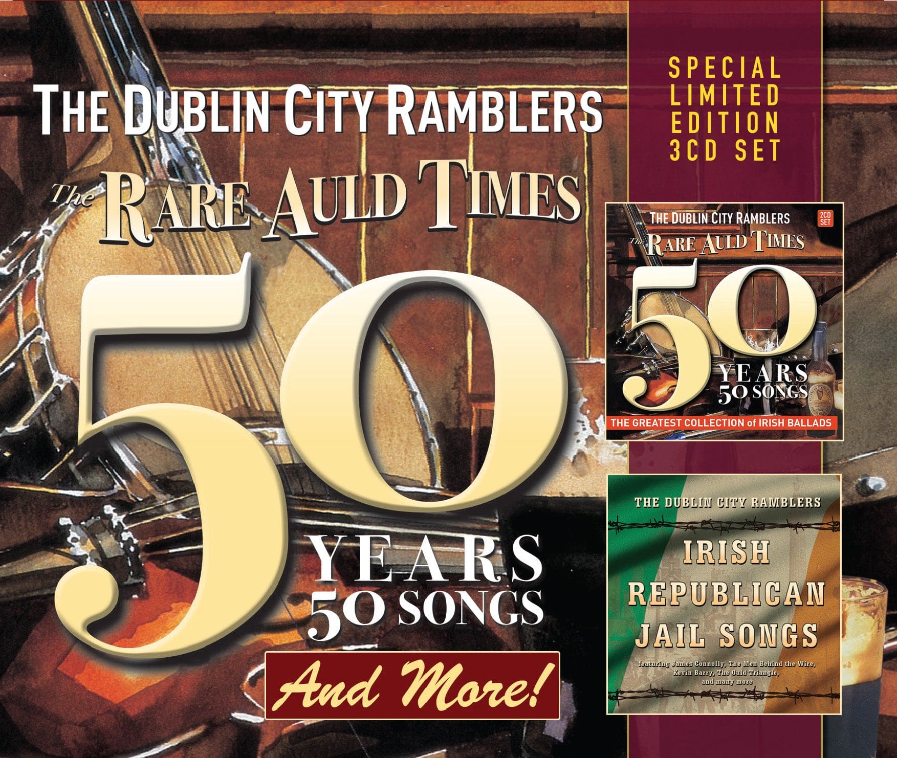 The Rare Auld Times (50 Years 50 Songs And More!) - Dublin City Ramblers [3CD]