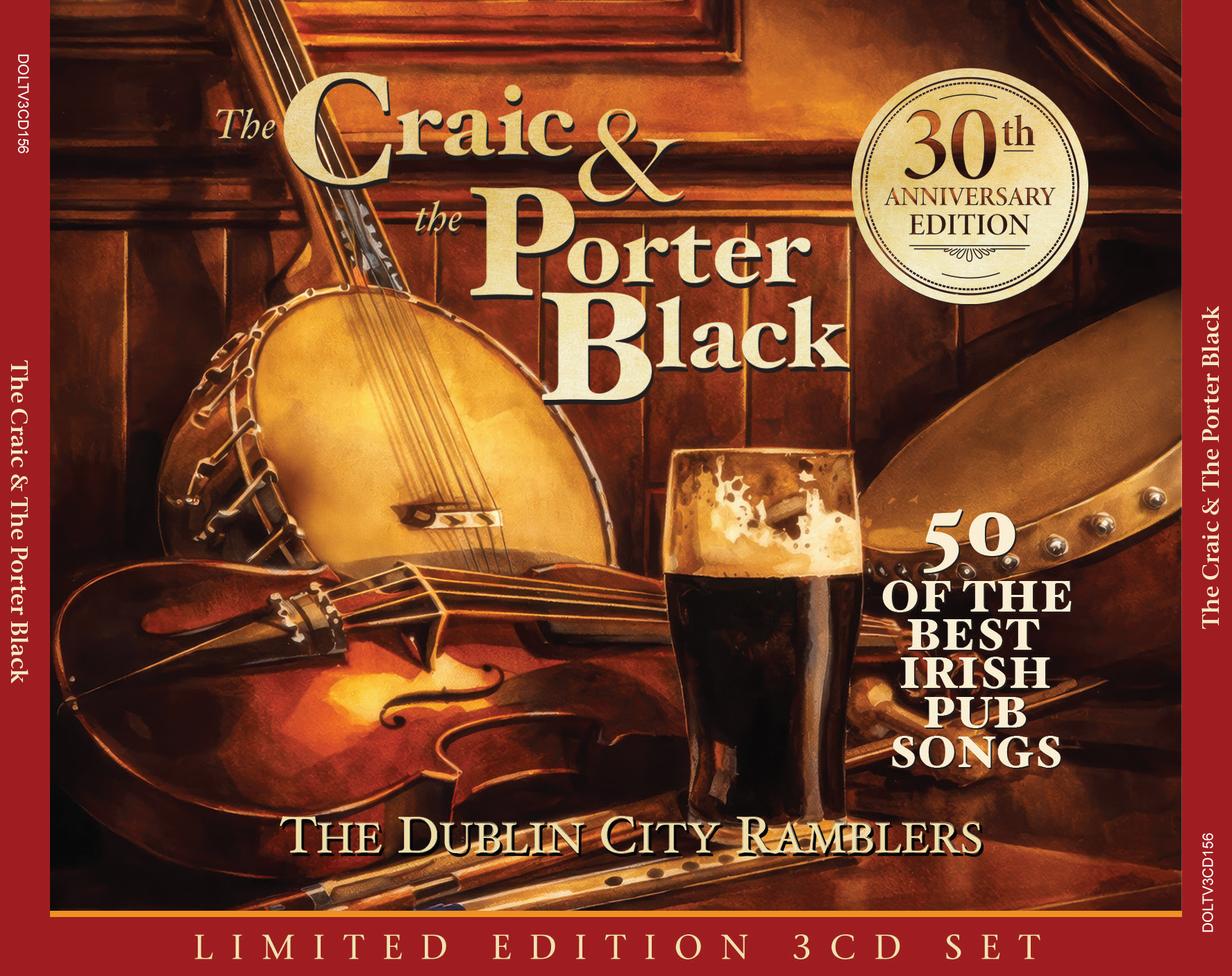 The Craic & the Porter Black 30th Anniversary Edition - The Dublin City Ramblers [3CD Set]