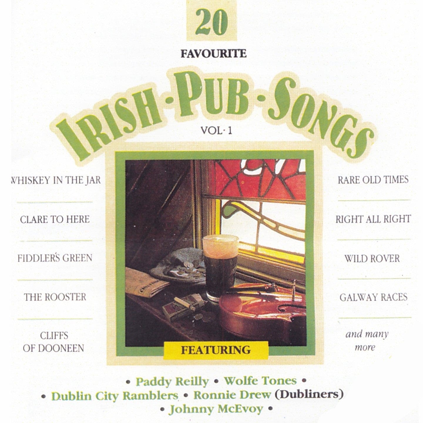 20 Favourite Irish Pub Songs (Volume 1) - Various Artists [CD]