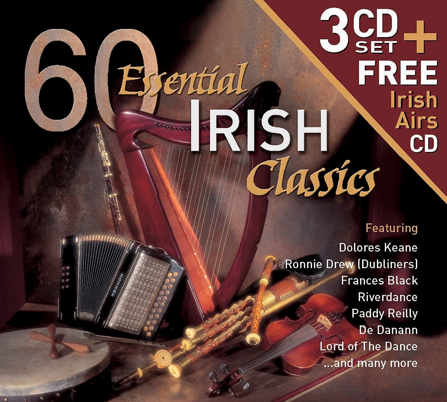 60 Essential Irish Classics - Various Artists [3CD + Free CD]