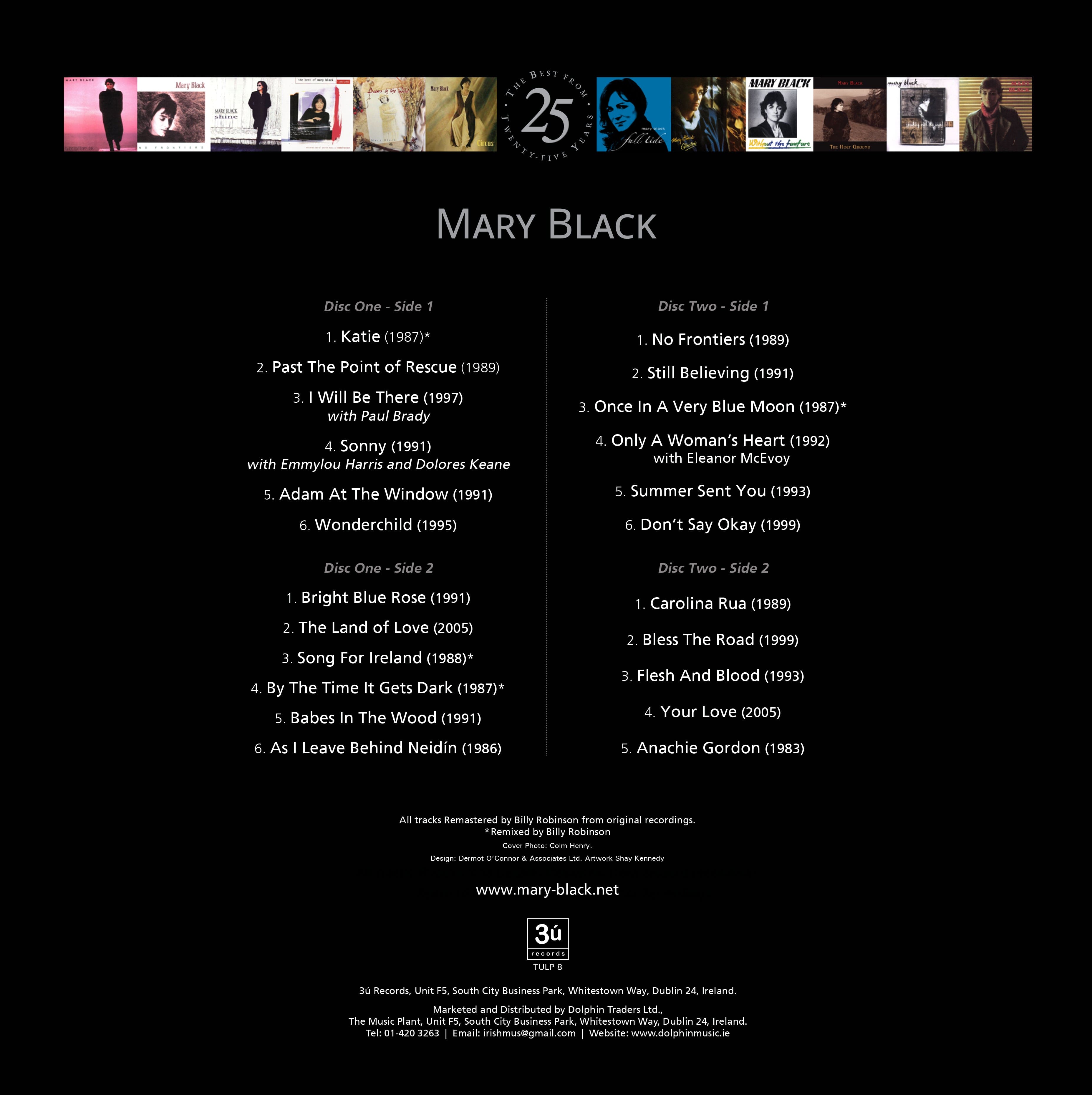 The Best From Twenty Five Years - Mary Black [Vinyl]